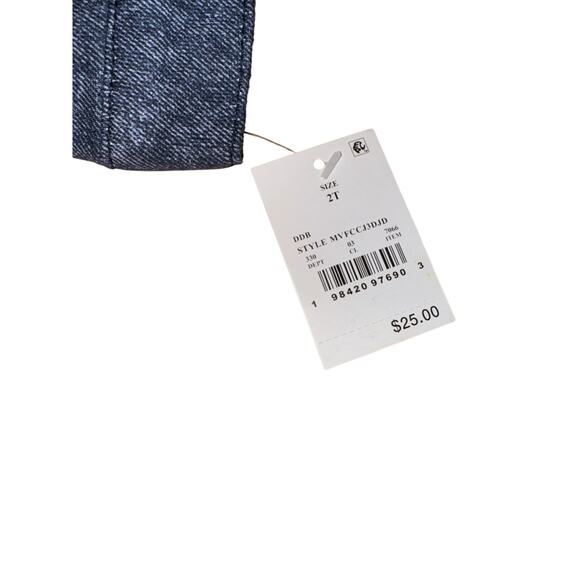 Spiderman knit denim snap button up hoodie jacket size 2T - Picture 6 of 6